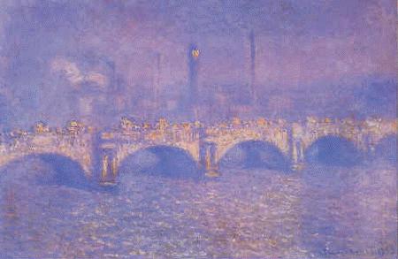 Claude Monet Waterloo Bridge oil painting image
